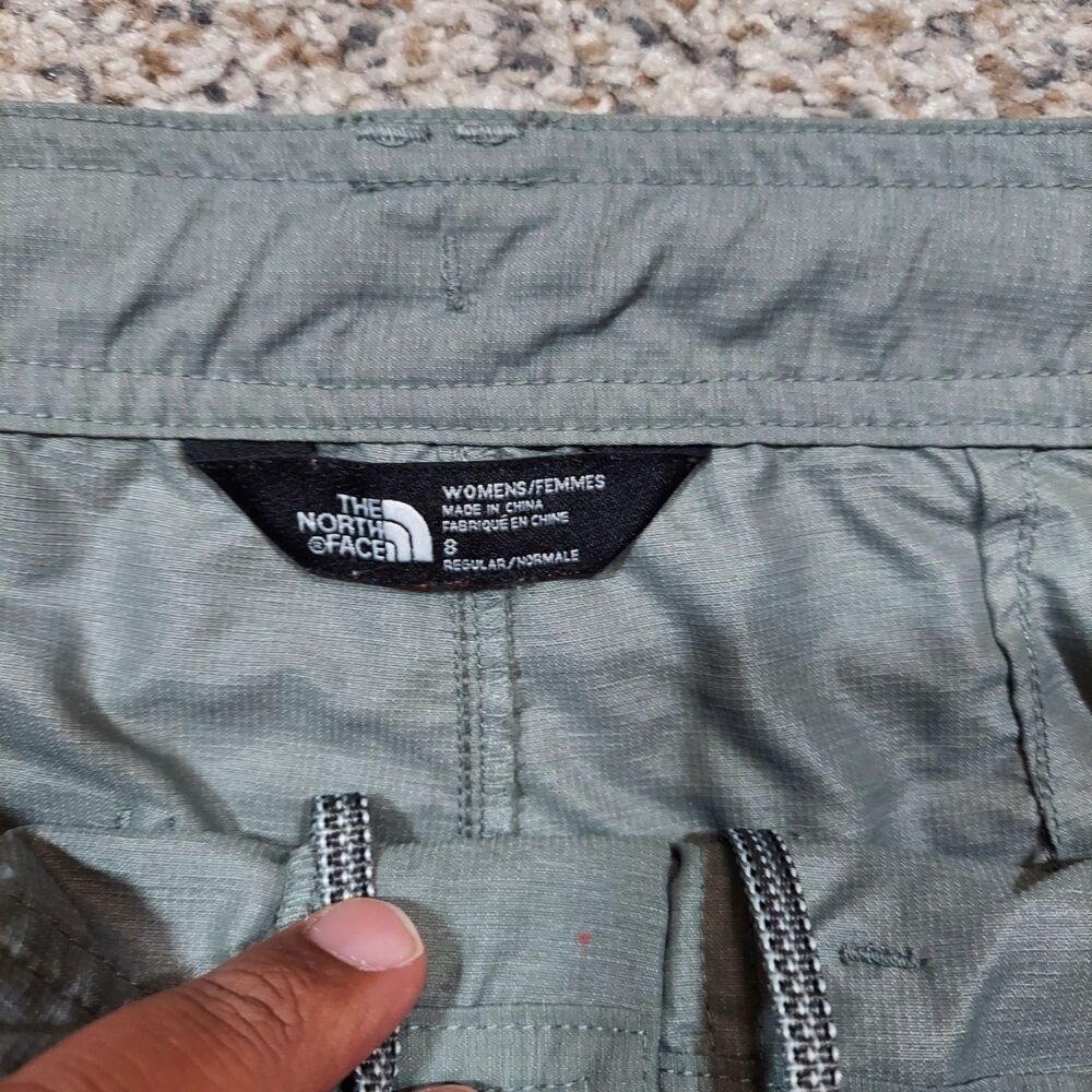 The North Face Horizon 2.0 Pants Women 8 Heather Gray Roll Tab Hem Hiking - Picture 3 of 7